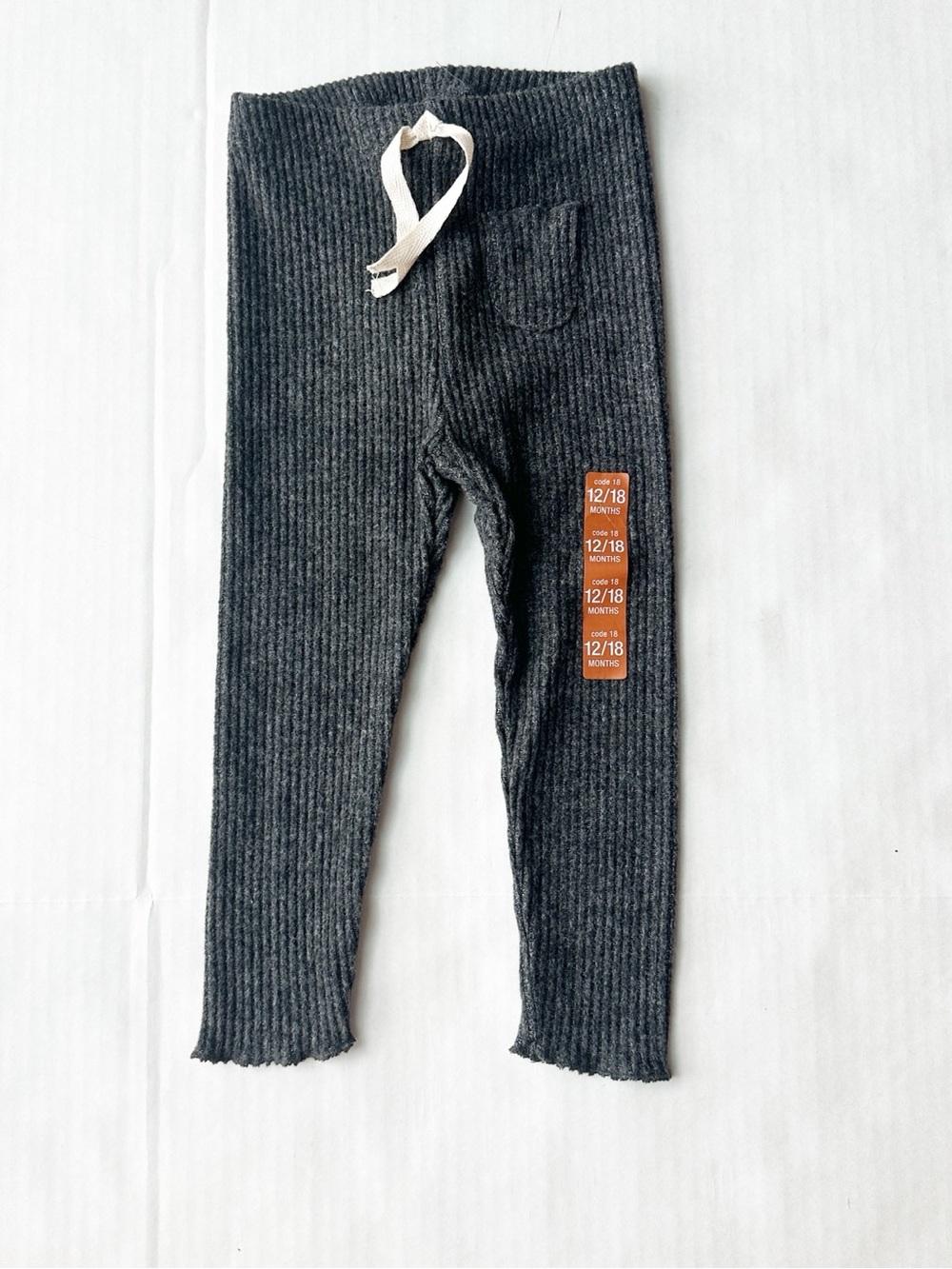 Zara Girl Soft Ribbed Leggings in Charcoal
NWT